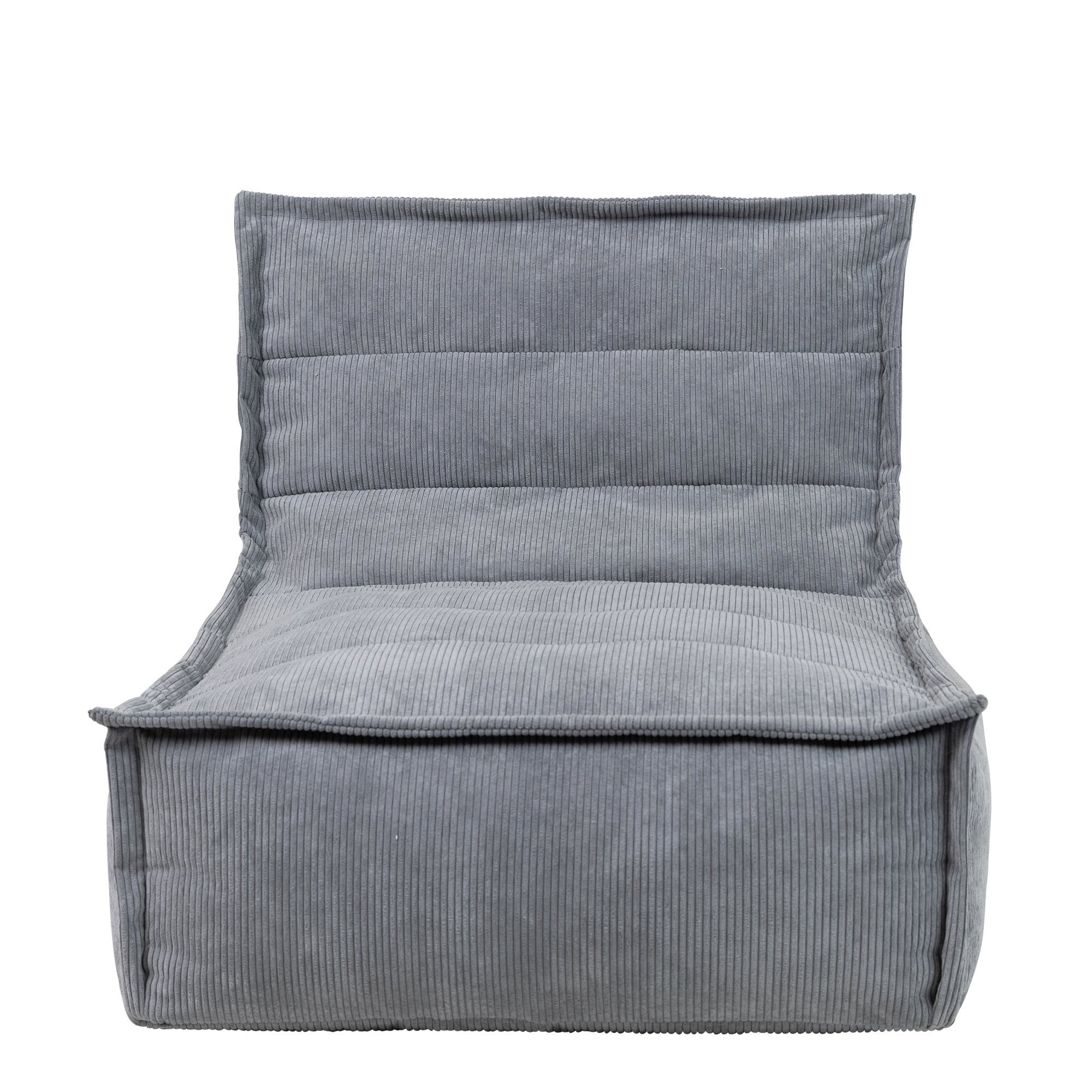 grau Sitzsack Sitzsack-Liege aus icon „“ Cord