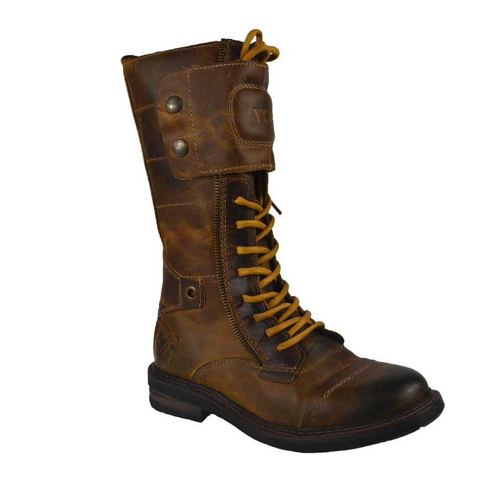 Yellow Cab SOLDIER W Y28146 Stiefel Camel