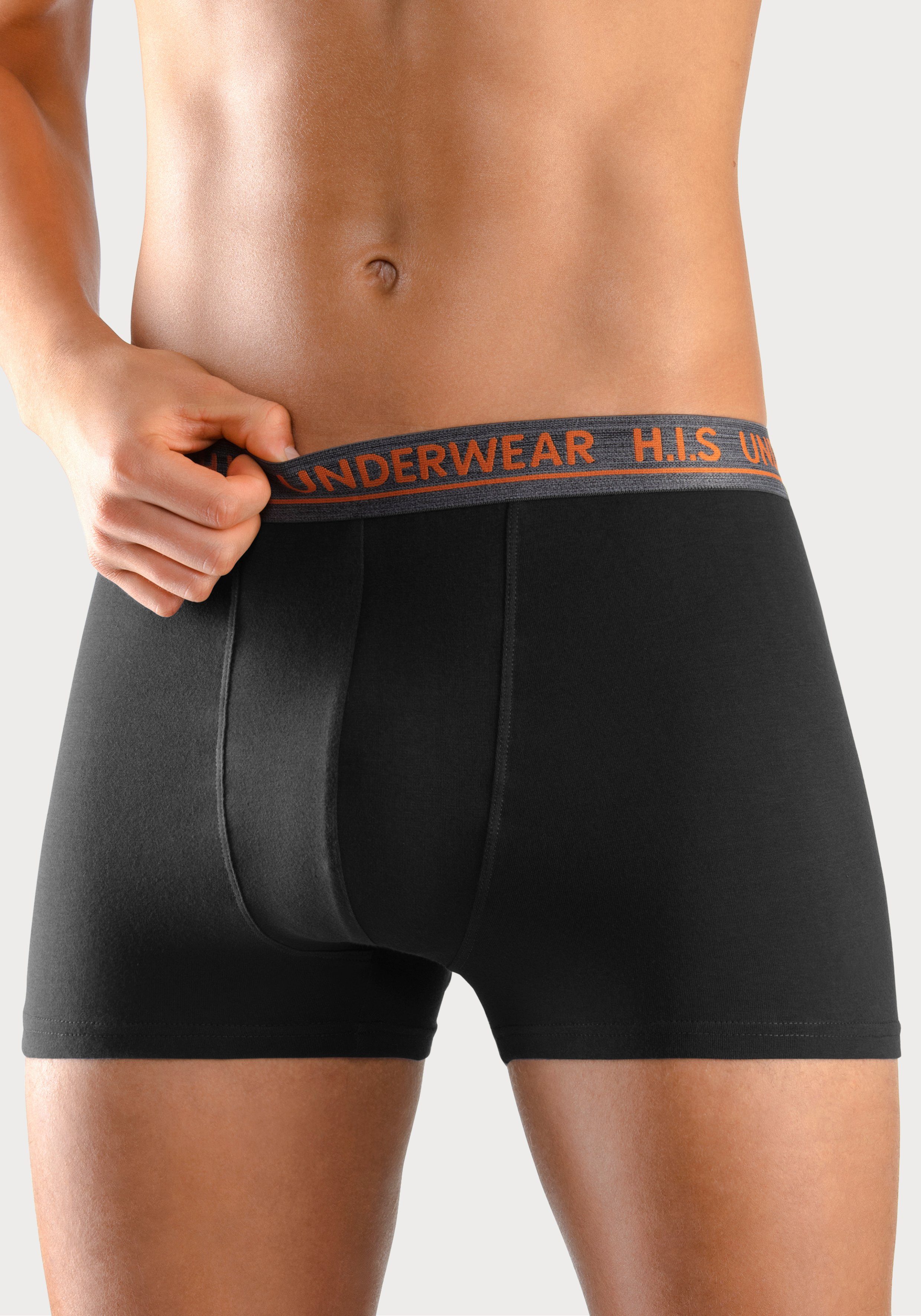 H.I.S Boxer Boxershorts für Herren (Packung, 4-St) mit bequemem Stretchbündchen – Bild 2 von 5