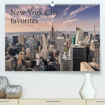 CALVENDO Wandkalender New York City favorites / UK-Version (Premium-Calendar 2023 DIN A2 Landscape)
