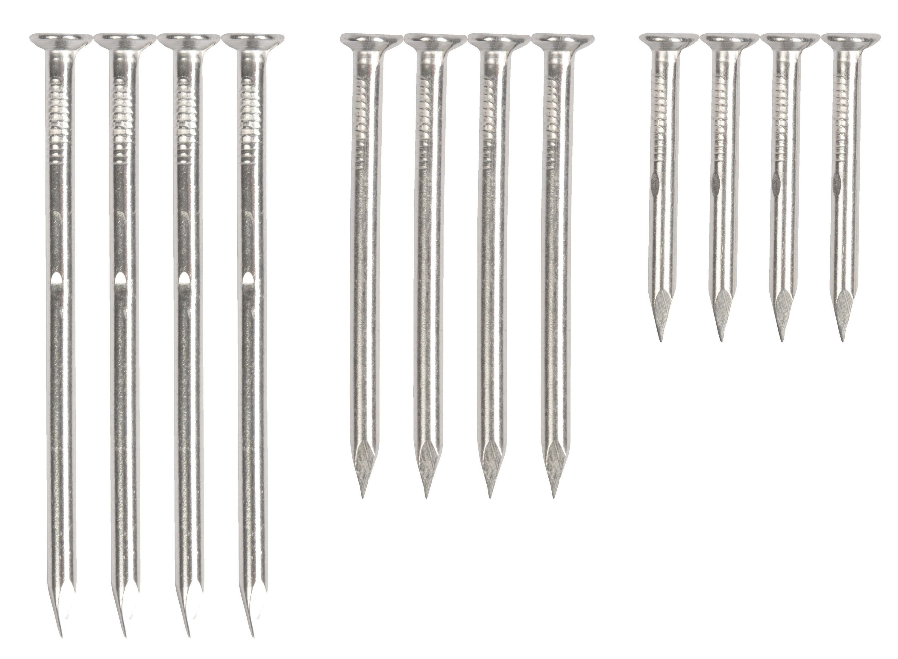 Nistkasten 12er Set Baumfreundliche Aluminium Nägel für Nistkästen Futterhäuser