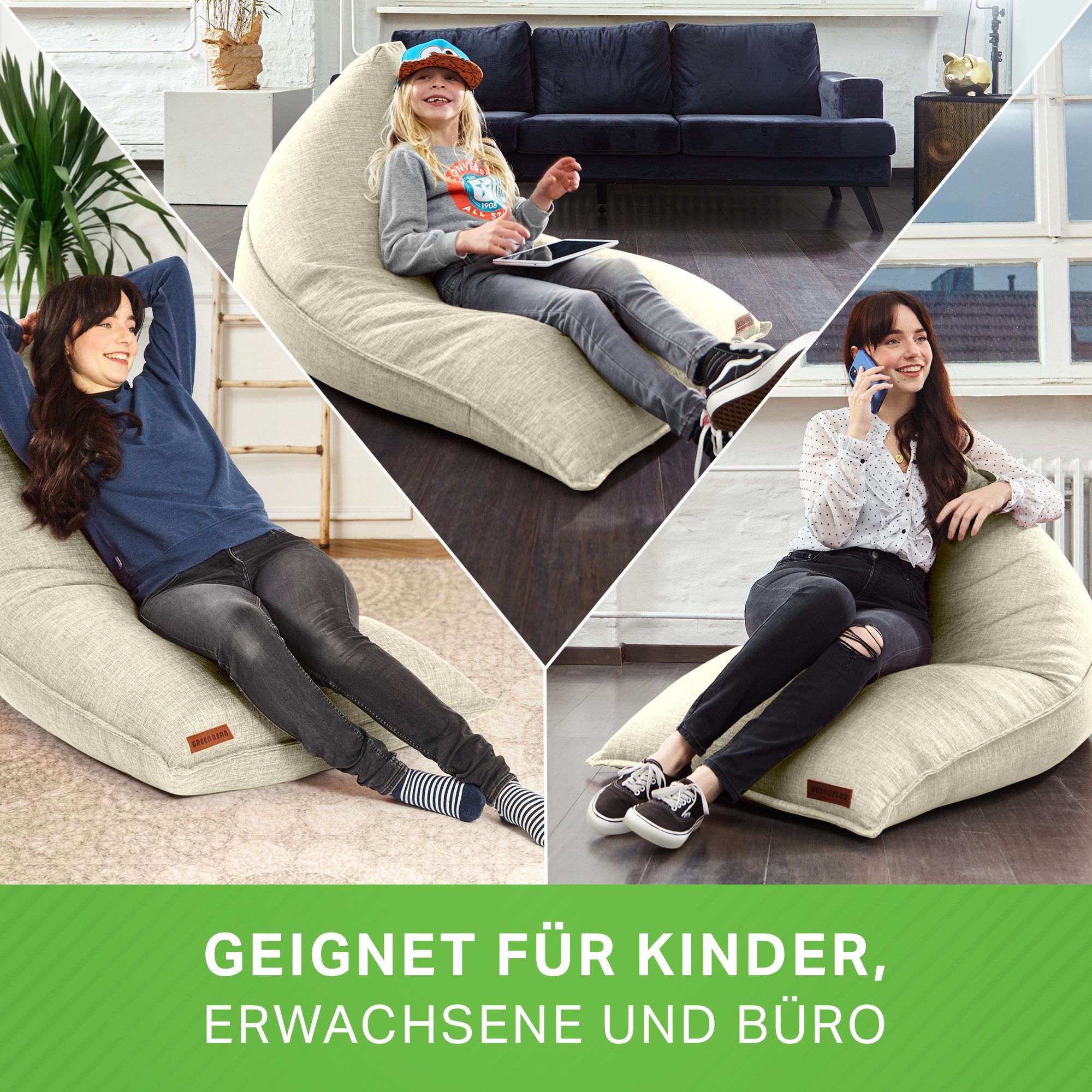 Green Bean Sitzsack Triangle (Indoor XXL günstig online kaufen