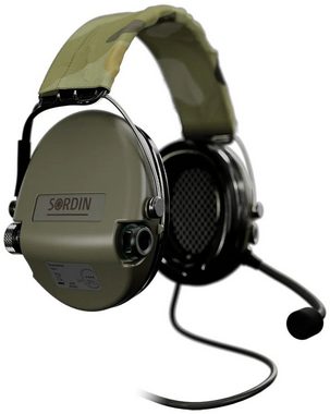 Sordin Kapselgehörschutz Sordin Supreme MIL CC Gehörschutz - aktiver Militär-Gehörschützer -