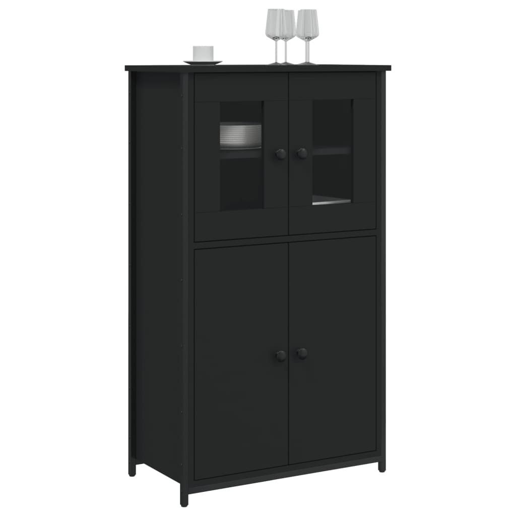 vidaXL Highboard Highboard Schwarz 62x32x106,5 cm günstig online kaufen