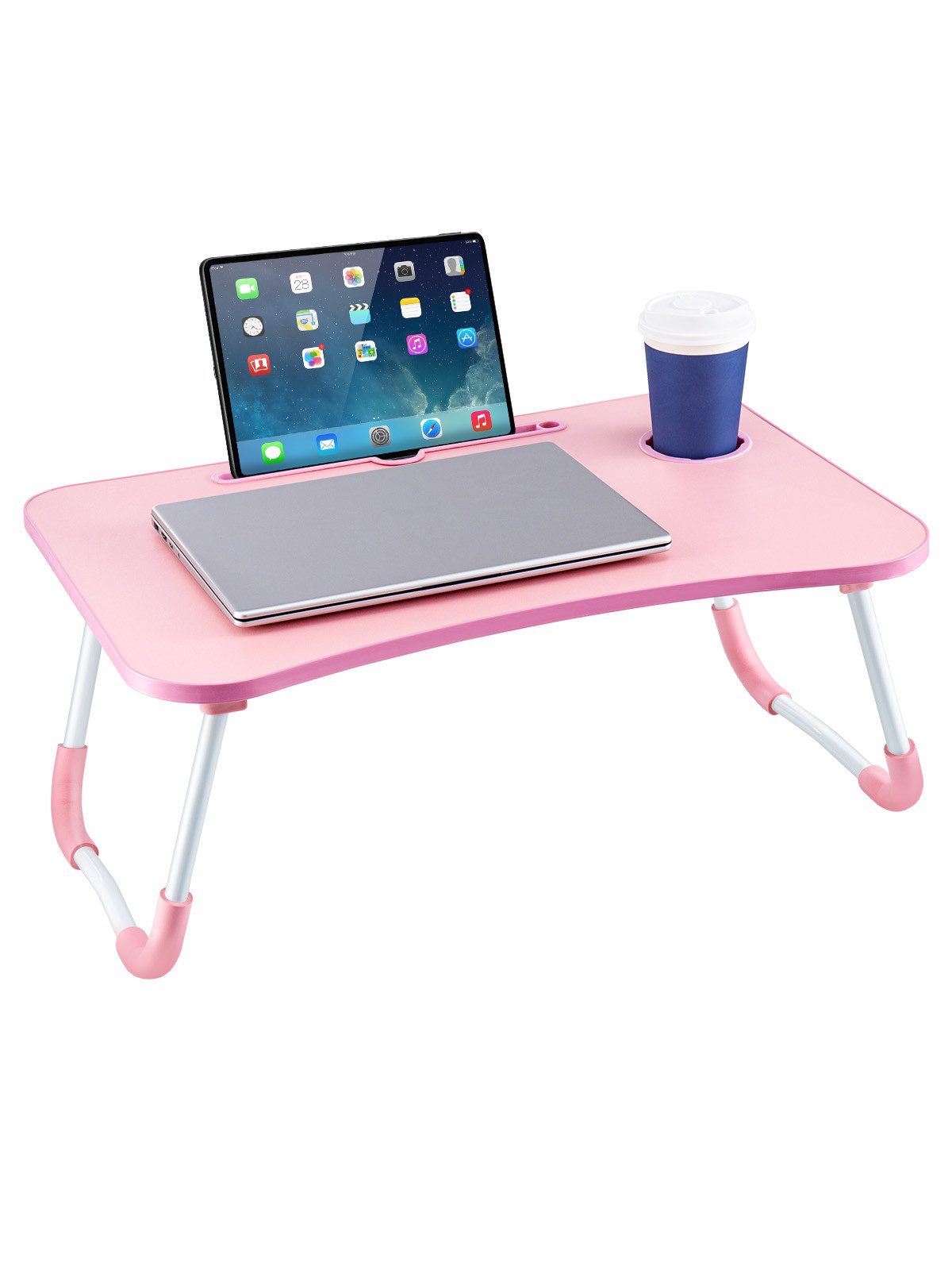 Youyijia Wickeltisch Laptoptisch Betttisch Laptopständer Bett-Schreibtisch Klappbar – Bild 3 von 3