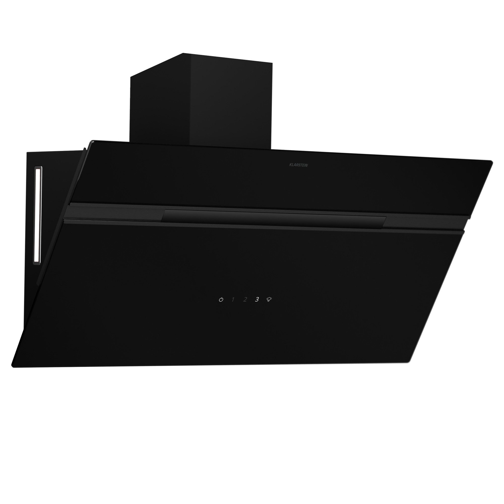 Klarstein Deckenhaube Alina 90 Serie Alina 90 Dunstabzugshaube 90 cm 615 m³/h Umluft LED 9 Farben Abzugshaube Küche Abzughaube Abluft mit Touch & 9 Farben