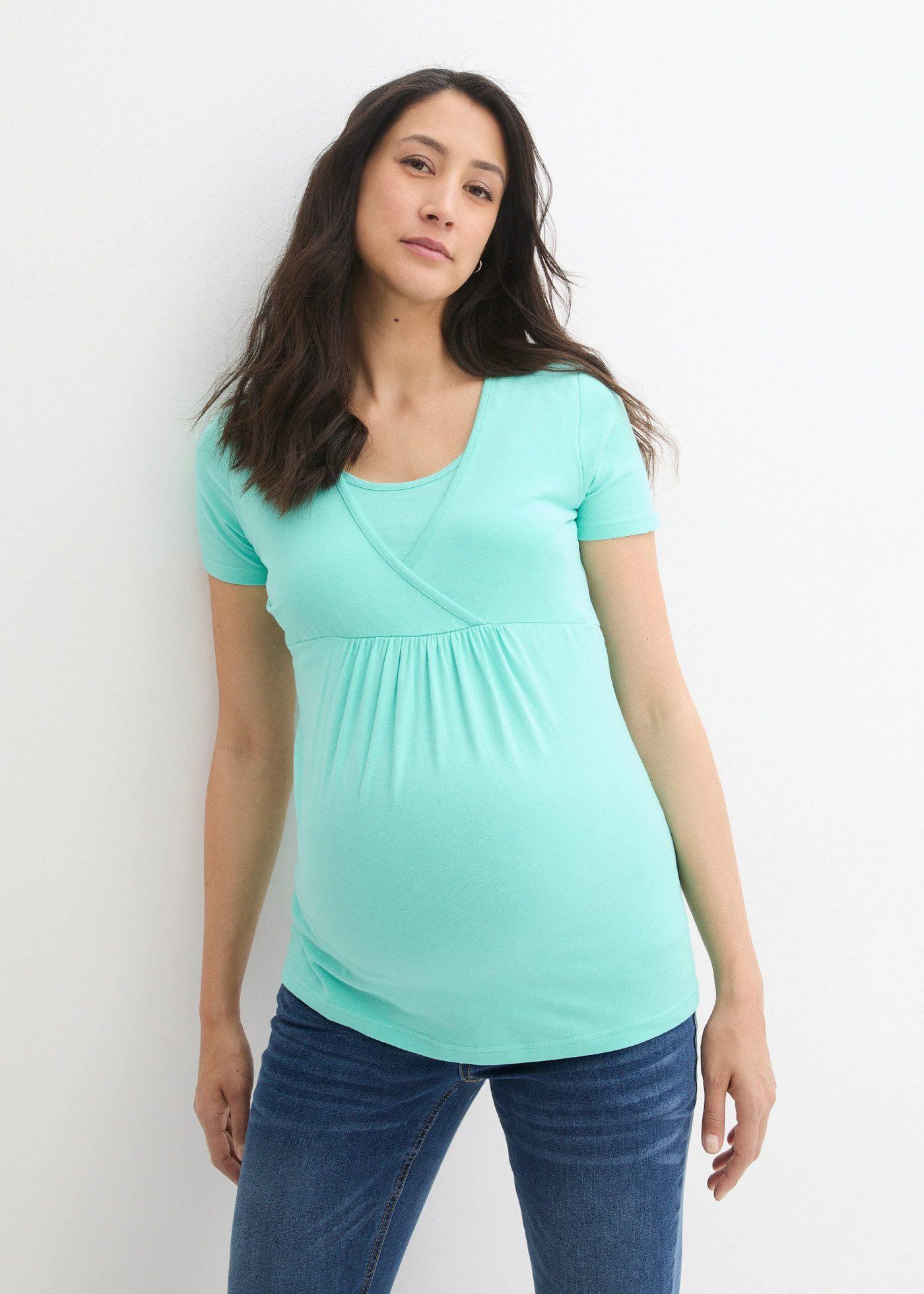 bonprix Stillshirt (Packung, 2-tlg., 2) 2-in-1 Umstands- und Stillshirts (2 günstig online kaufen