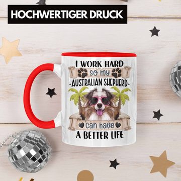 Trendation Tasse Australian Shepherd Besitzer Tasse Geschenk Lustiger Spruch Geschenkid