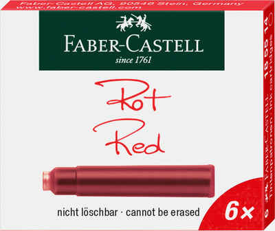 Faber-Castell Schultüte Tintenpatronen Standard 6x rot