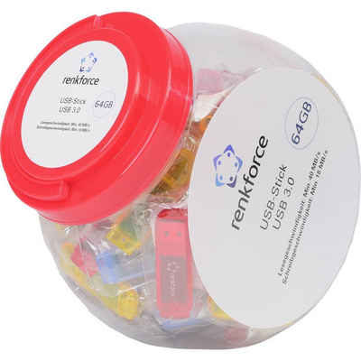 Renkforce Candy Jar 80 USB-Sticks 64GB USB-Stick