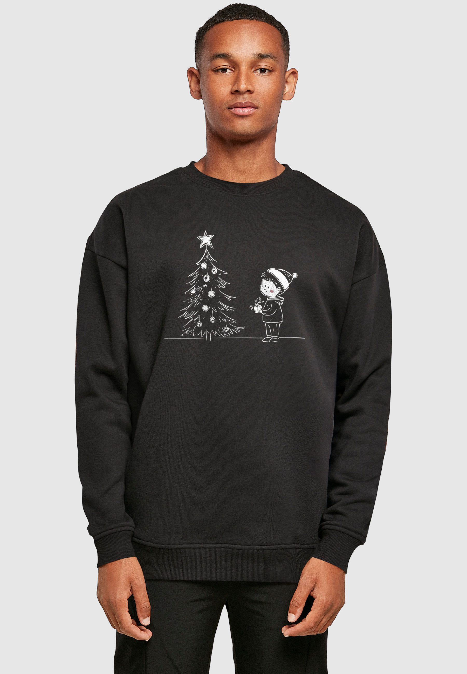 Merchcode Rundhalspullover Merchcode Christmas Cute Kid Crewneck (1-tlg)