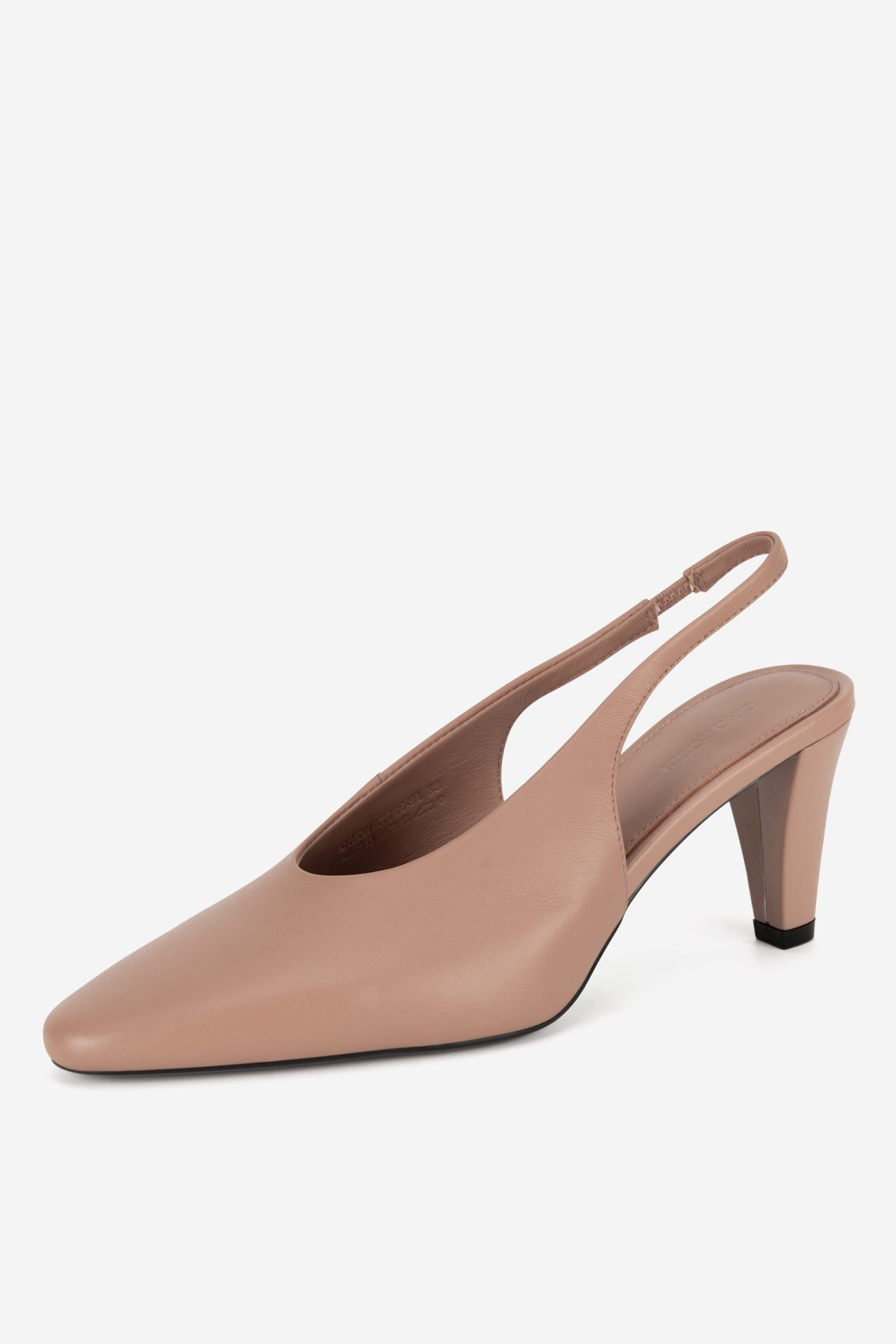 GINO ROSSI Gino Rossi DREW‑LT766‑91 – Damen-Pumps aus Leder in Beige Pumps Stabiler Absatz, elegant, weiches Innenmaterial