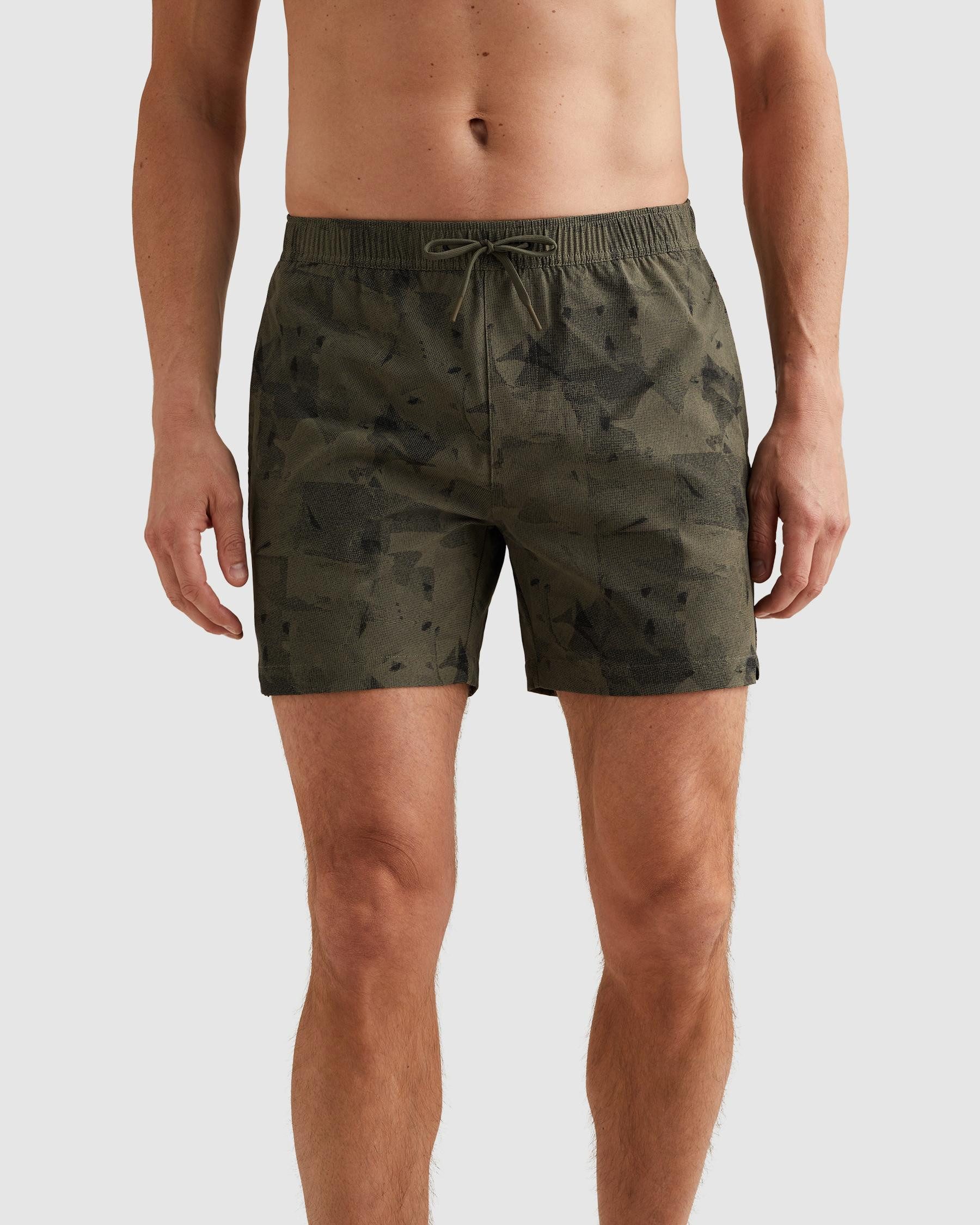 PME LEGEND Badeshorts KEYLAND SWIMSHORTS ALLOVER DESSIN Bundweite regulierbar