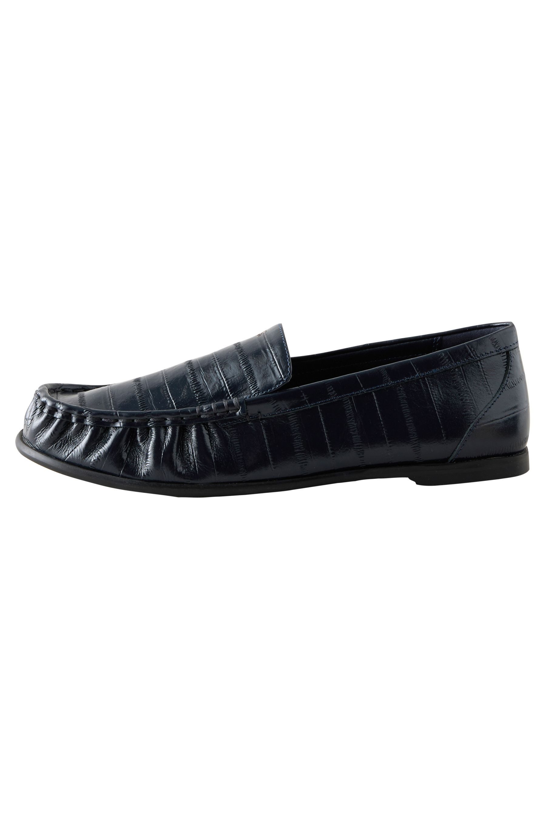 Next Forever Comfort® Leder-Loafer, runde Zehenpartie Loafer