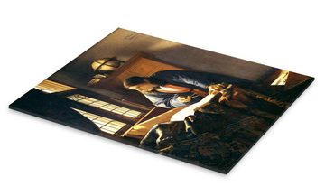 Posterlounge Acrylglasbild Jan Vermeer, Der Geograph, Malerei