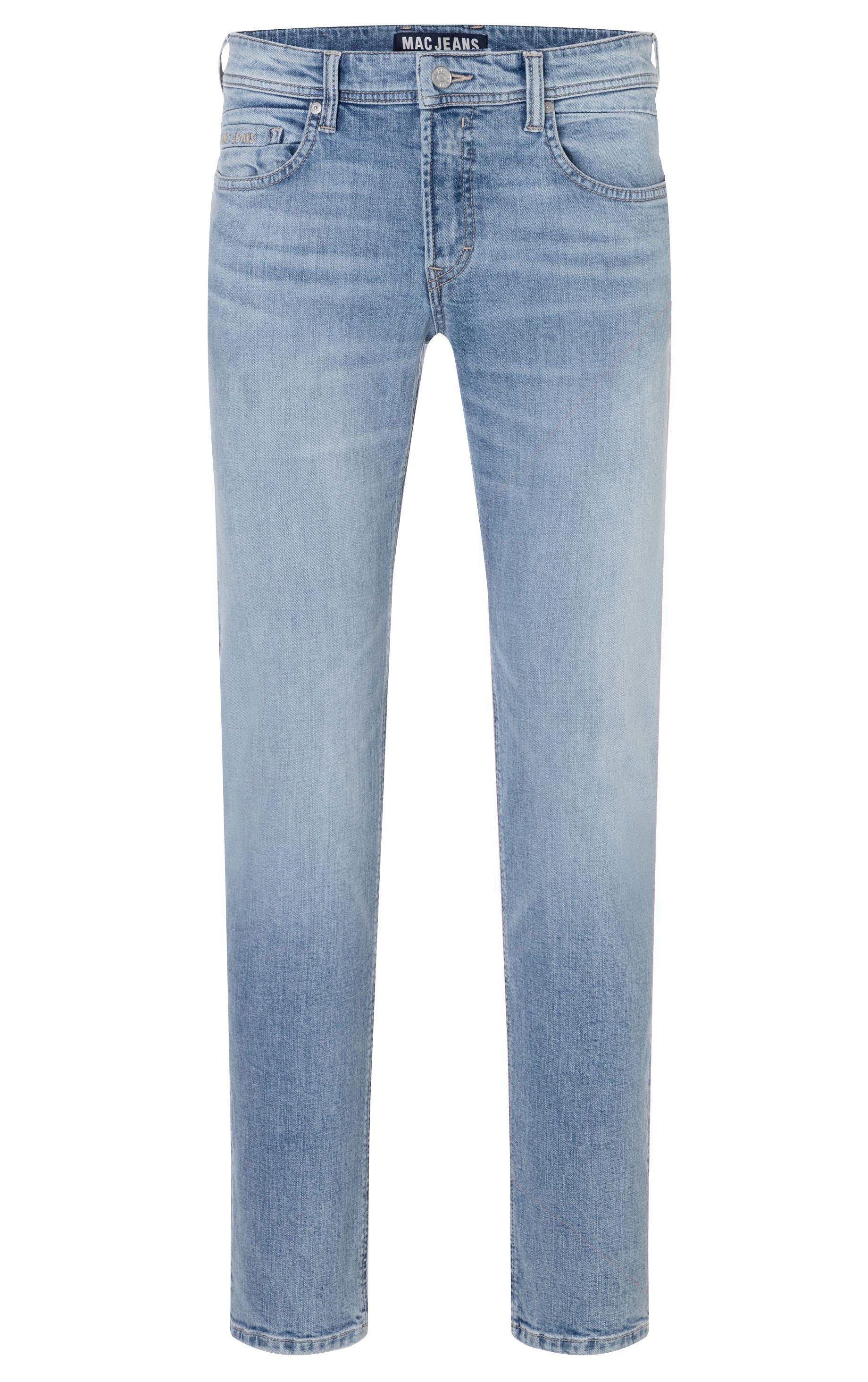 MAC 5-Pocket-Jeans Ben 0982L Basic Denim H327 Light Blue Vintage Stonewash