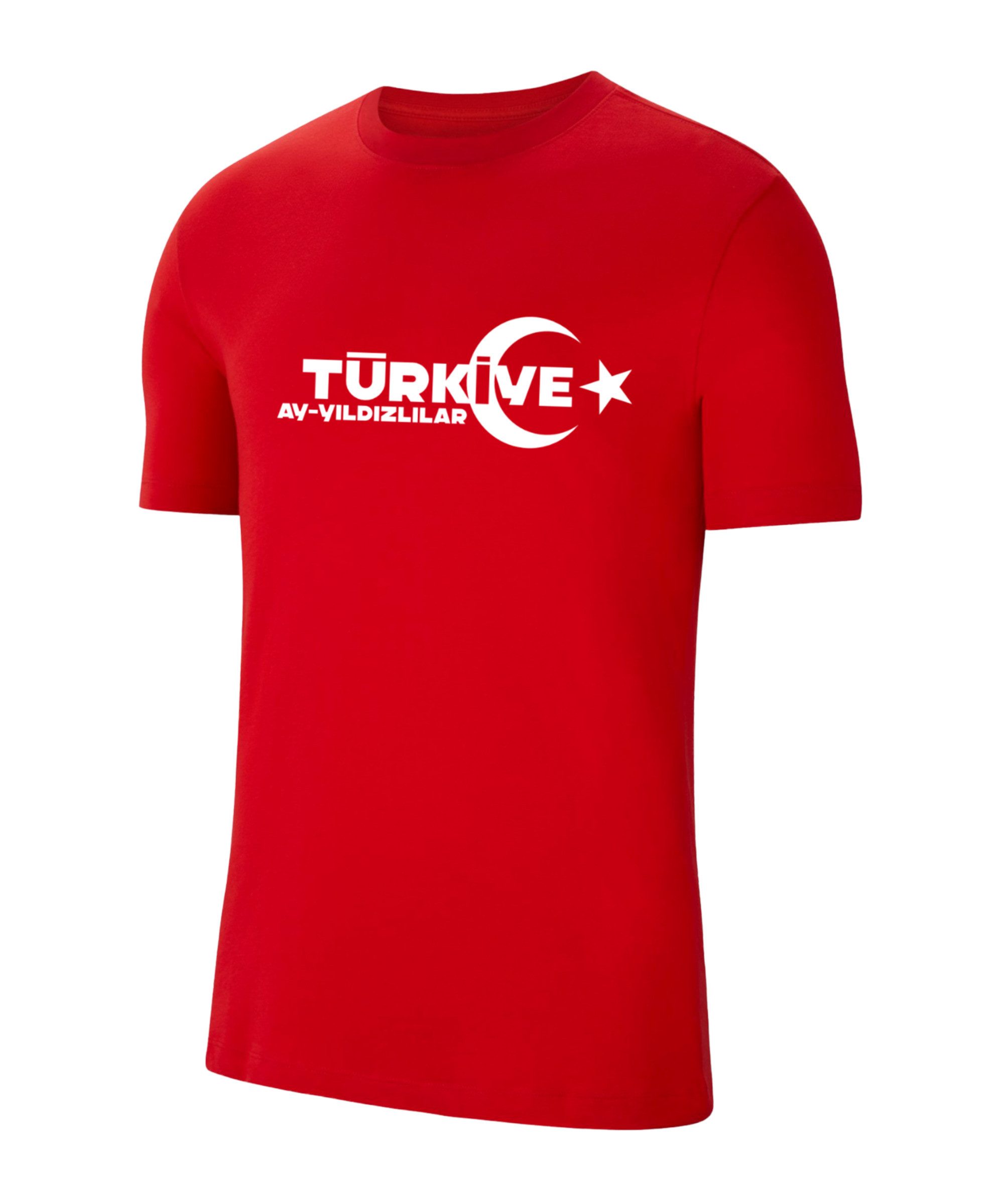 Cawila T-Shirt Türkei TFF TFF Türkei Shirt Kurzarm-Shirts Unisex Polyester günstig online kaufen