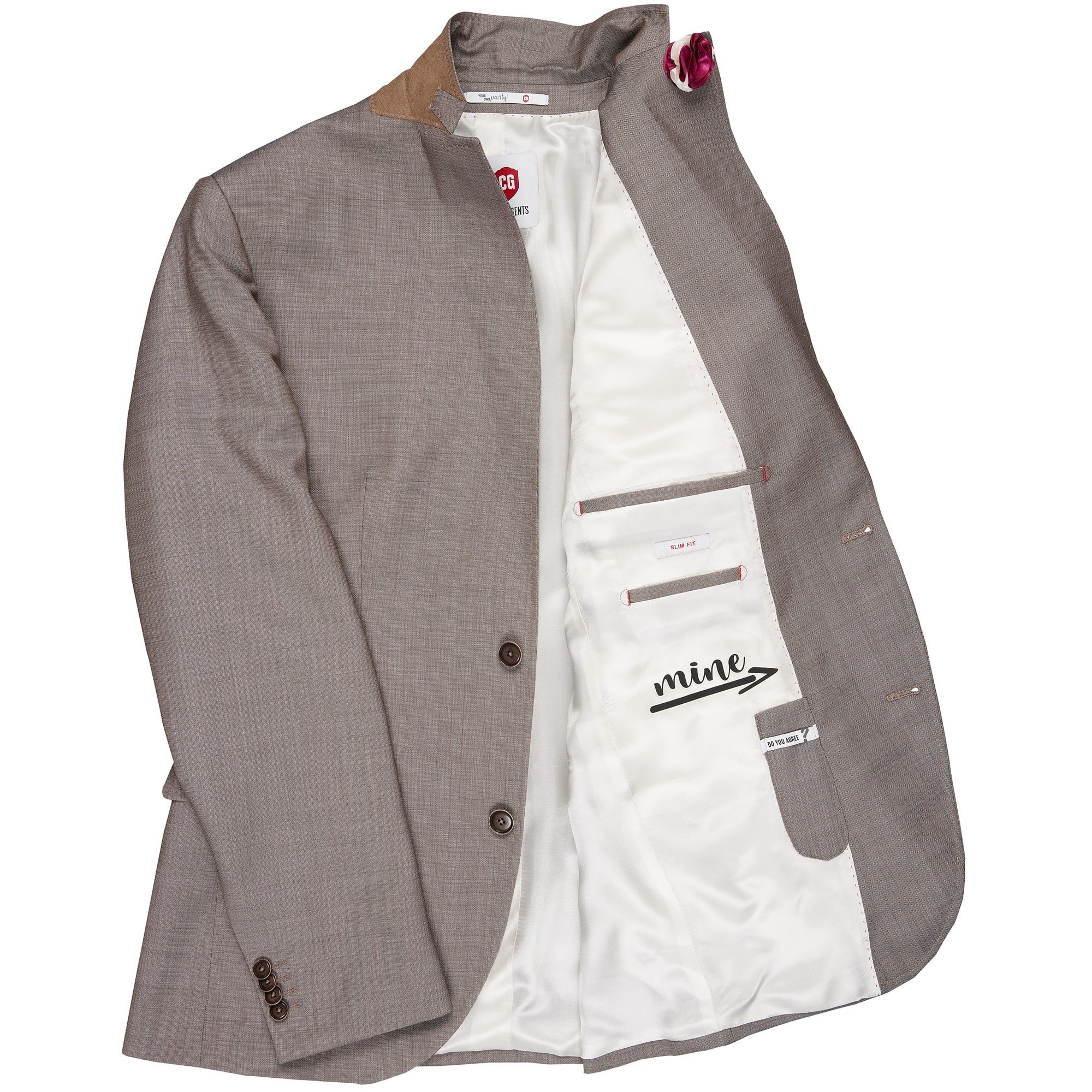 CG Club of Gents Sakko CG Patrick SV - aus Schurwolle - Businessjacke - Anzugjacke - Jacket ca. 72cm Rückenlänge und ca. 65cm Ärmellänge in Größe 50