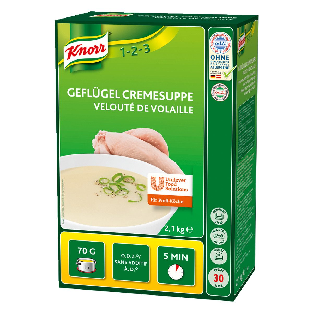 Knorr Fertiggericht, Knorr Geflügel Cremesuppe 2,1Kg
