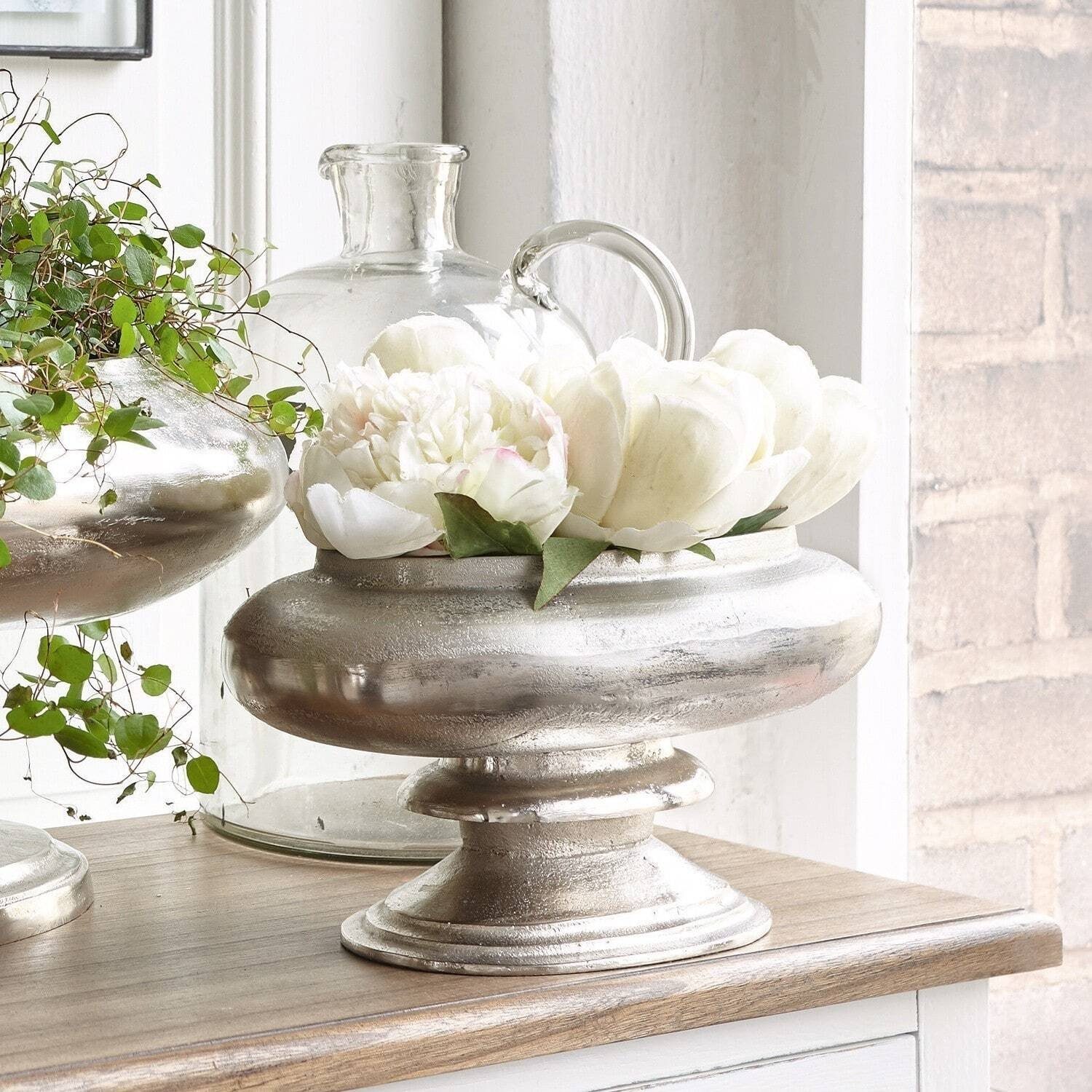 Mirabeau Tischvase Vase Loyère antiksilber günstig online kaufen