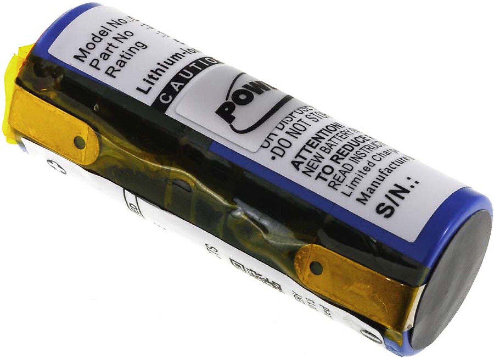 Powery Akku für Rasierer Philips Norelco HQ8894 Akku 1600 mAh (3.7 V)