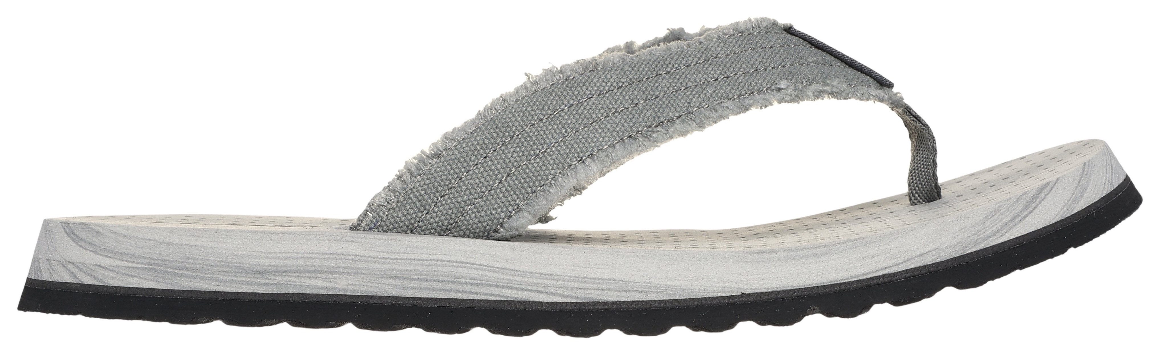 Skechers TANTRIC-FRITZ Zehentrenner, Sommerschuh, Schlappen, Poolslides, Badeschuh, mit weichem Zehensteg