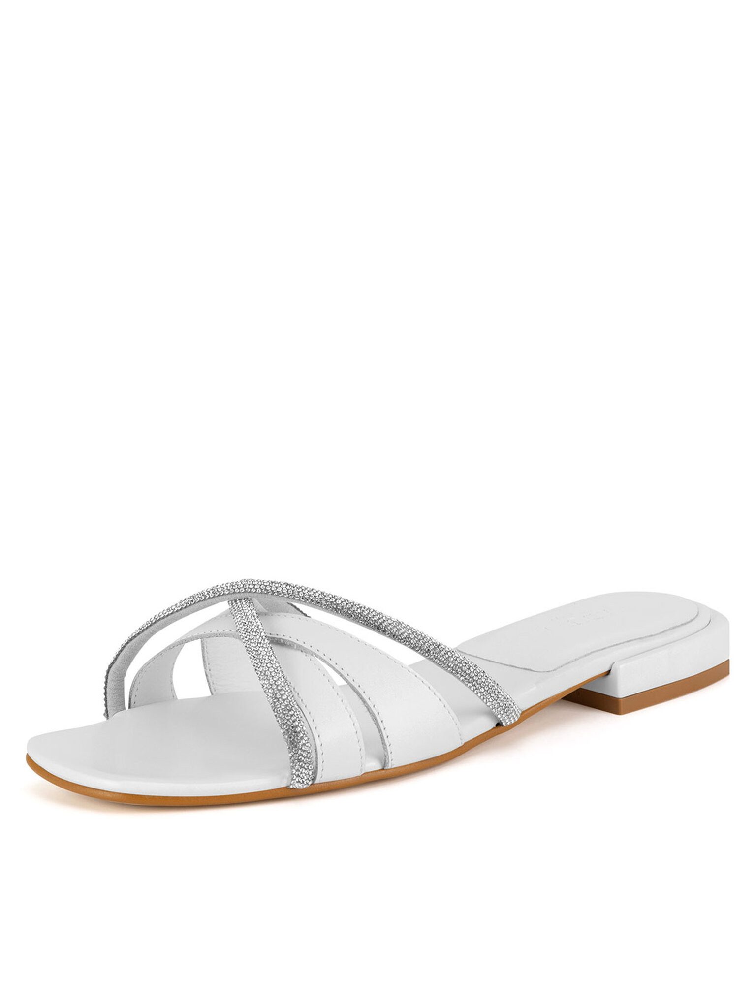 Badura Badura Damen Flip-Flops Weiß AGATA-21463PE Badepantolette