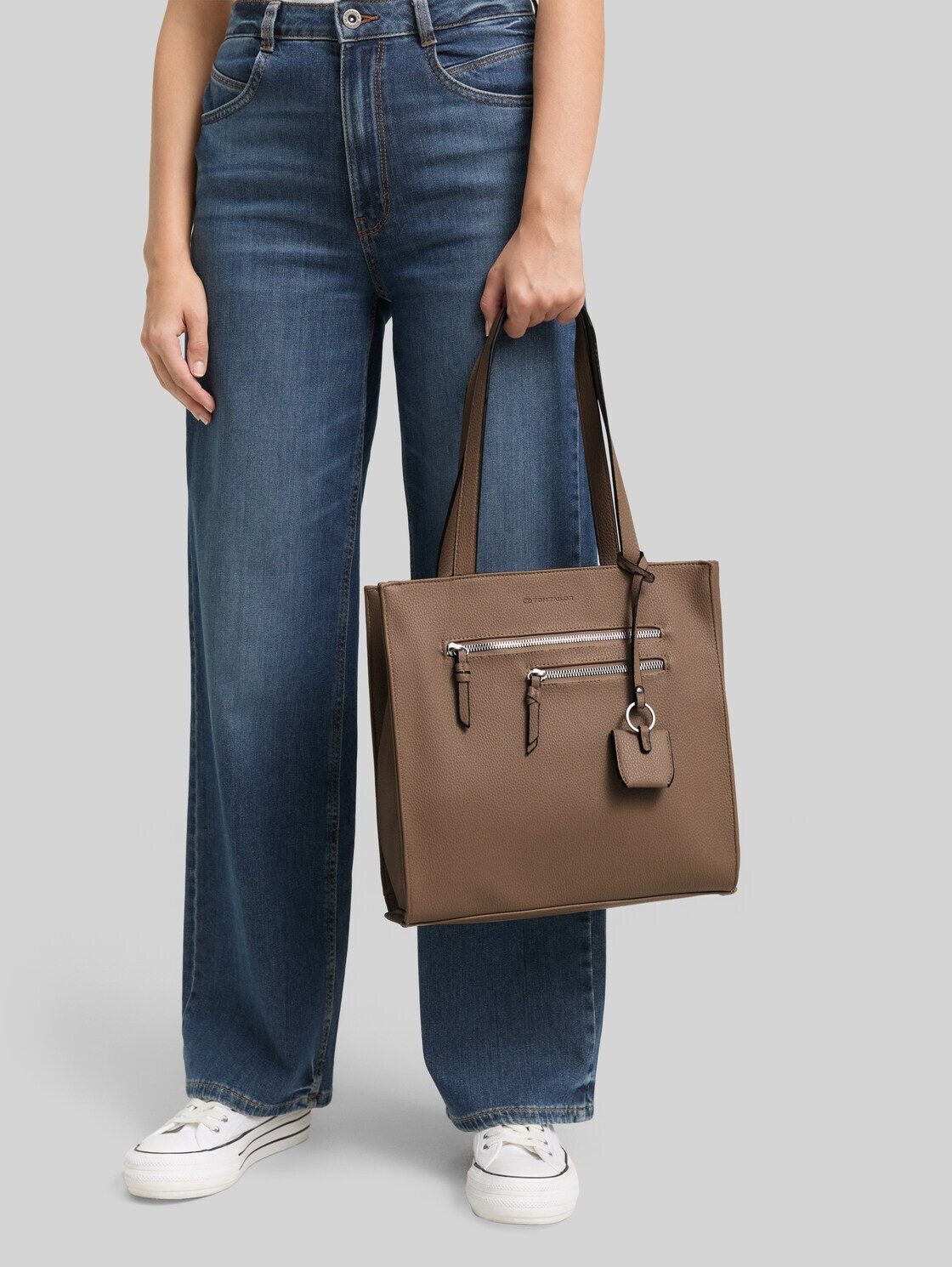 TOM TAILOR Shopper Bags, TTWINONA M Shopper mit Reißverschluss-Details