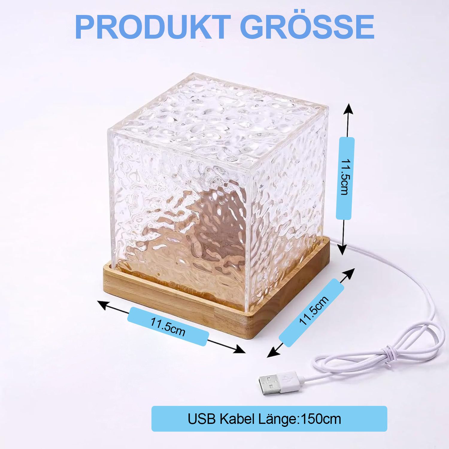 Jibenhome LED-Sternenhimmel Projektor Lampe Wasserwellen Lampenprojektor Na günstig online kaufen