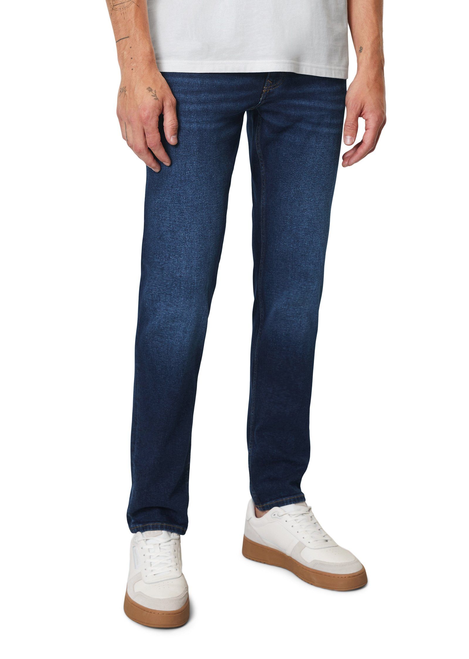 Marc O'Polo 5-Pocket-Jeans aus Bio-Baumwolle-Mix dunkelblau | Jeans