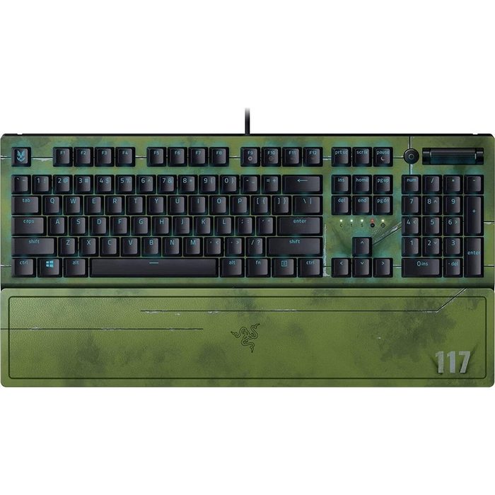 RAZER Razer BlackWidow V3 - Grün Switch - US - Halo Infi Gaming-Tastatur