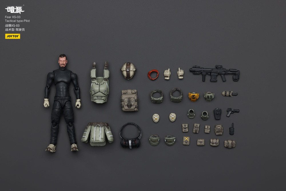 Joy Toy (CN) Actionfigur Battle For the Stars Actionfigur Fear XS-03 Tactical type-Pilot 12 cm