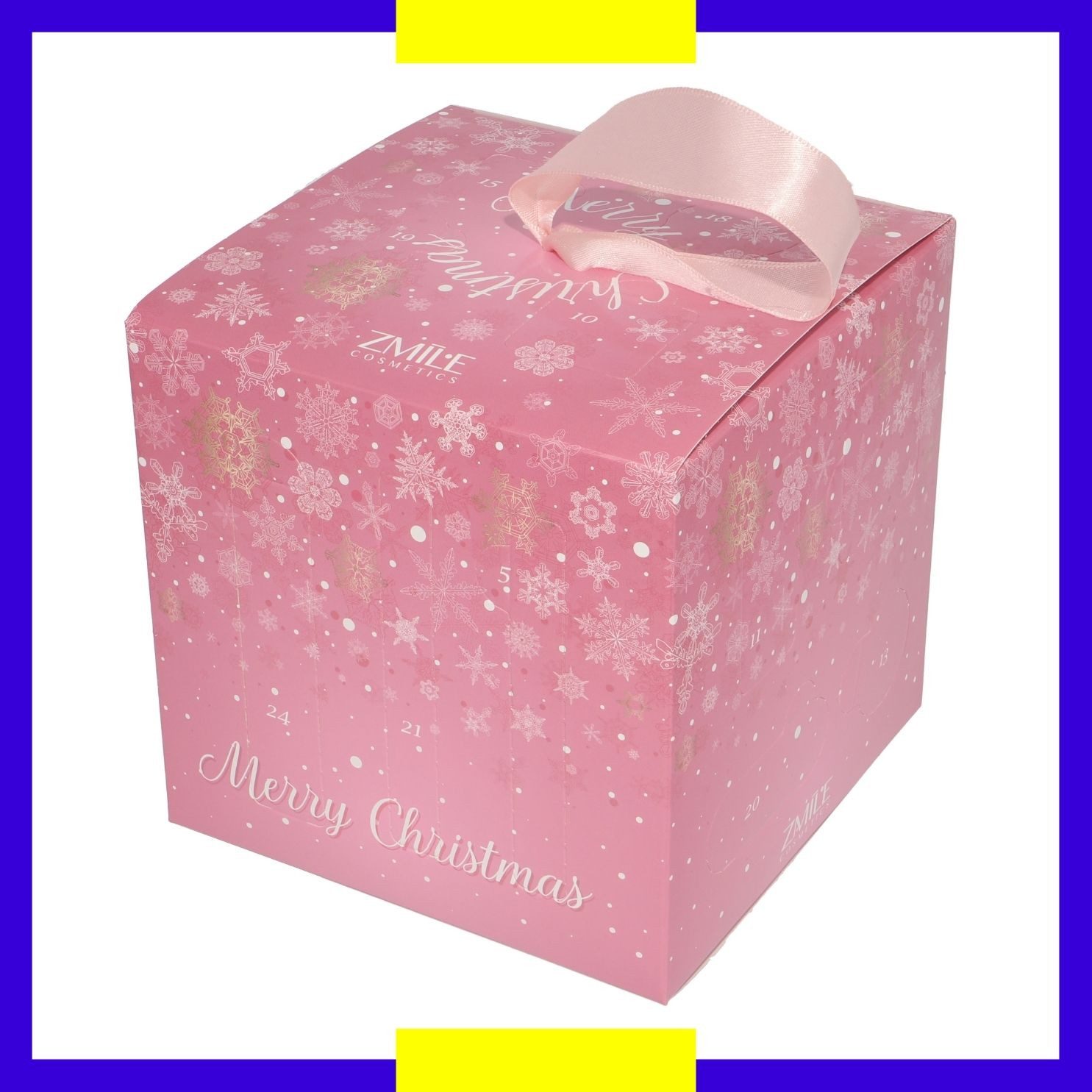 ZMILE COSMETICS Kosmetik-Adventskalender Make-Up Adventskalender Cube Winter Magic - vegane Kosmetik (24-tlg)