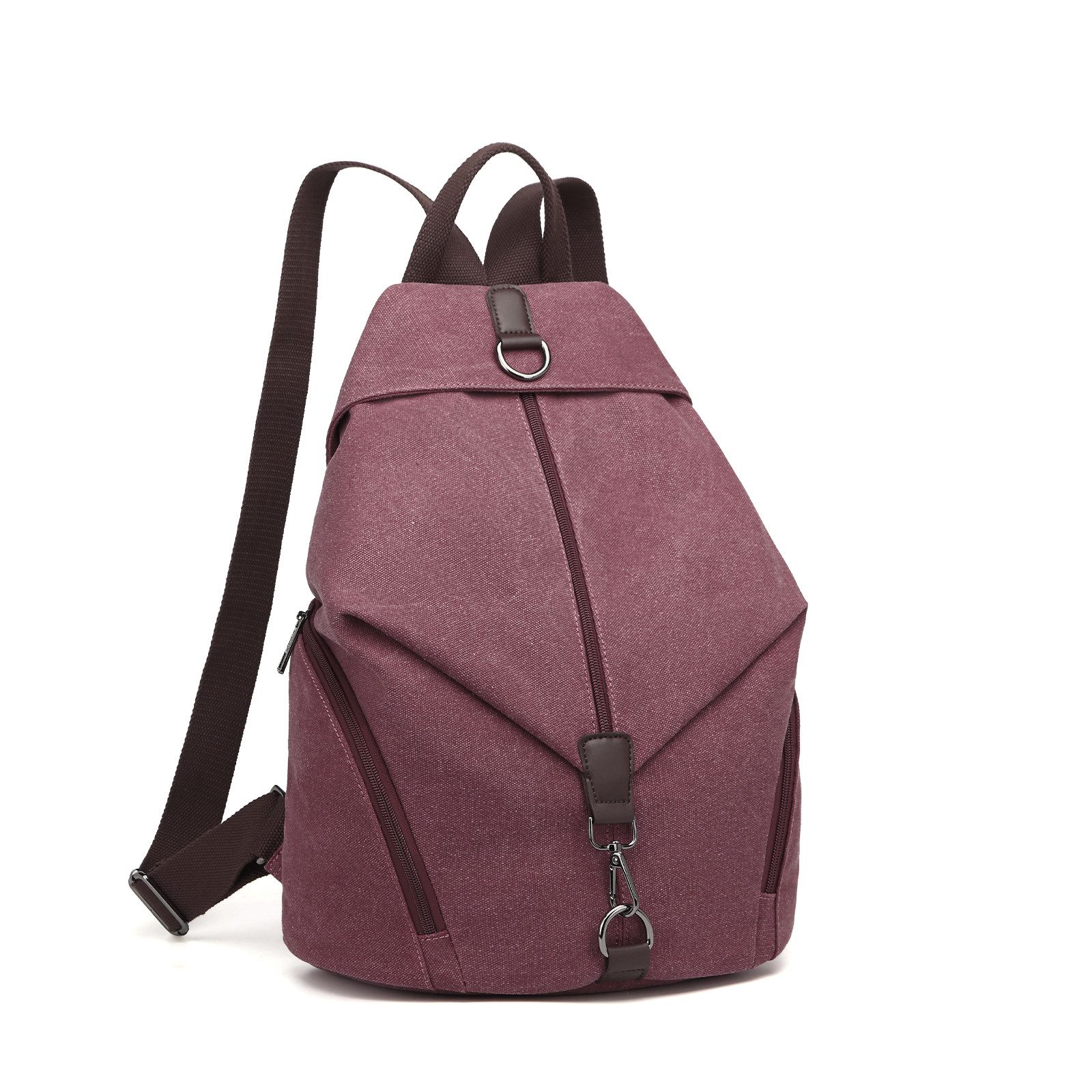 Rucksack Vintage Canvas Rucksack Vintage Umhängetasche für Reise & Schule