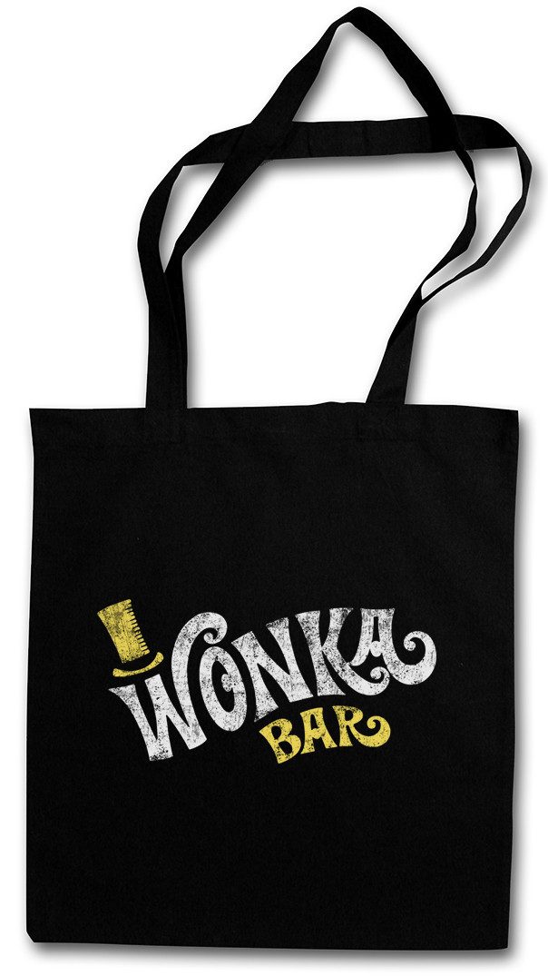 Beuteltasche Wonka Bar Stofftasche Willy Schokoladenfabrik Charlie Bucket Movie