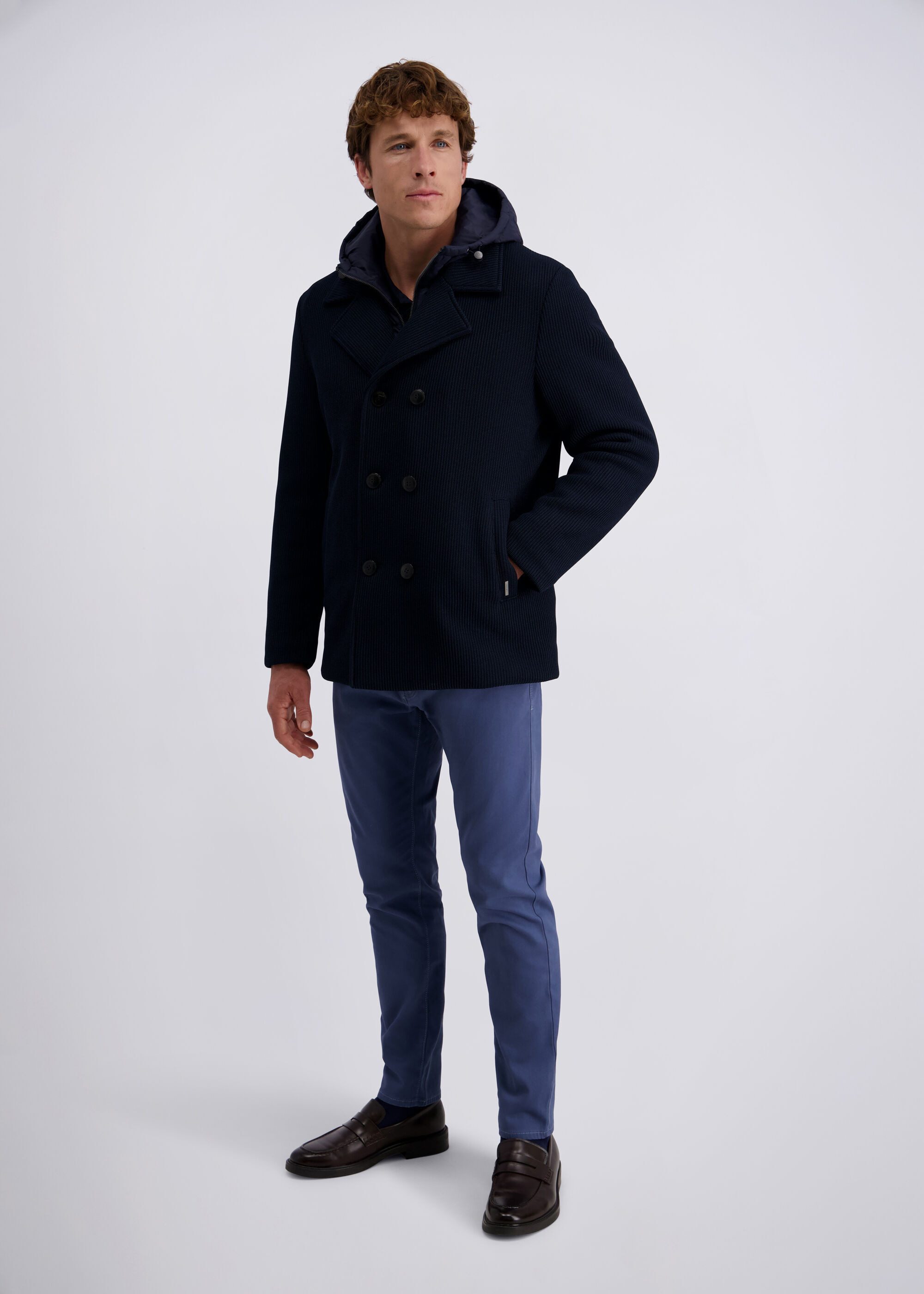 Pierre Cardin Winterjacke (1-St) mit Kerbkragen