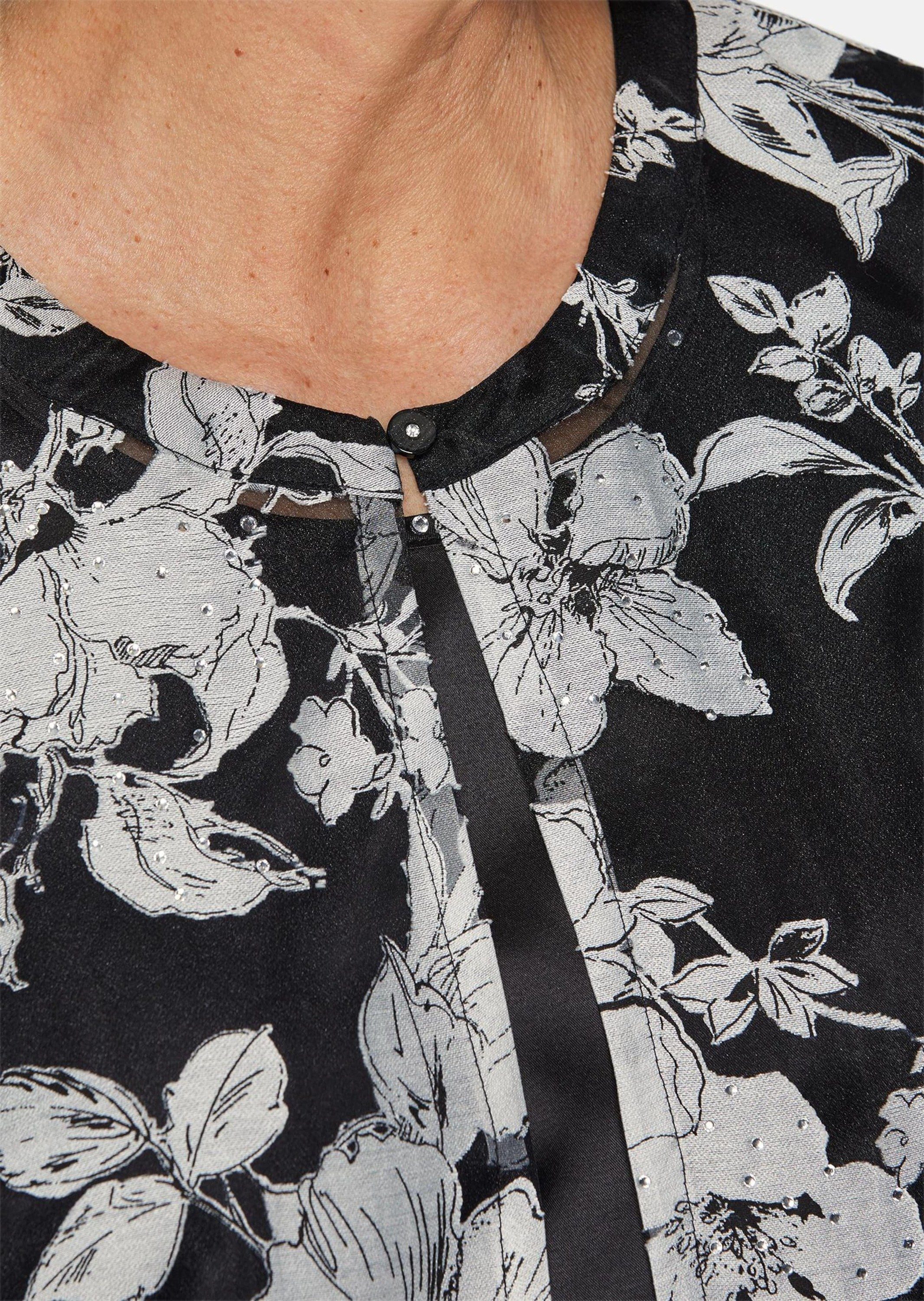 GOLDNER Shirtbluse Kurzgröße: Blusen-Set aus floraler günstig online kaufen