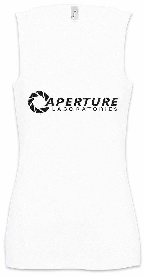 Tanktop Vintage Aperture Laboratories Ärmelloses Damen T-Shirt Science Logo