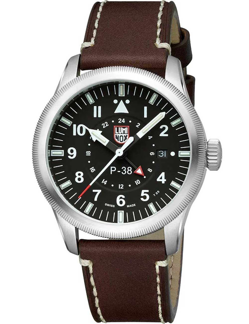 Luminox Quarzuhr Luminox XA.9521 Herrenuhr P-38 Air Pilot GMT 42mm 100M Luminox XA.9521 Herrenuhr P-38 Air Pilot GMT 42mm 100M