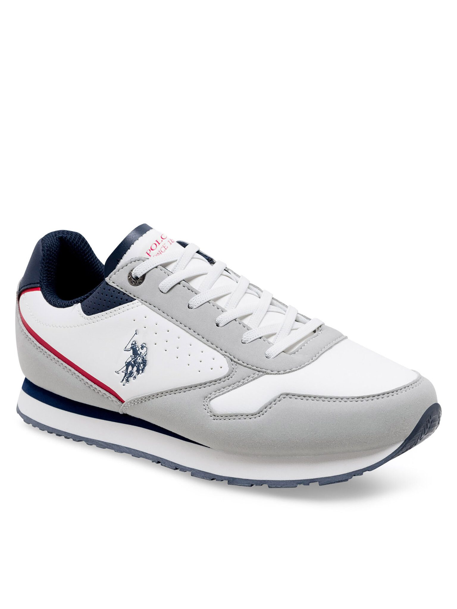 U.S. Polo Assn. U.S. Polo Assn. Кроссовкиs Jungen NOBIK001C Weiß, Grau Кроссовки