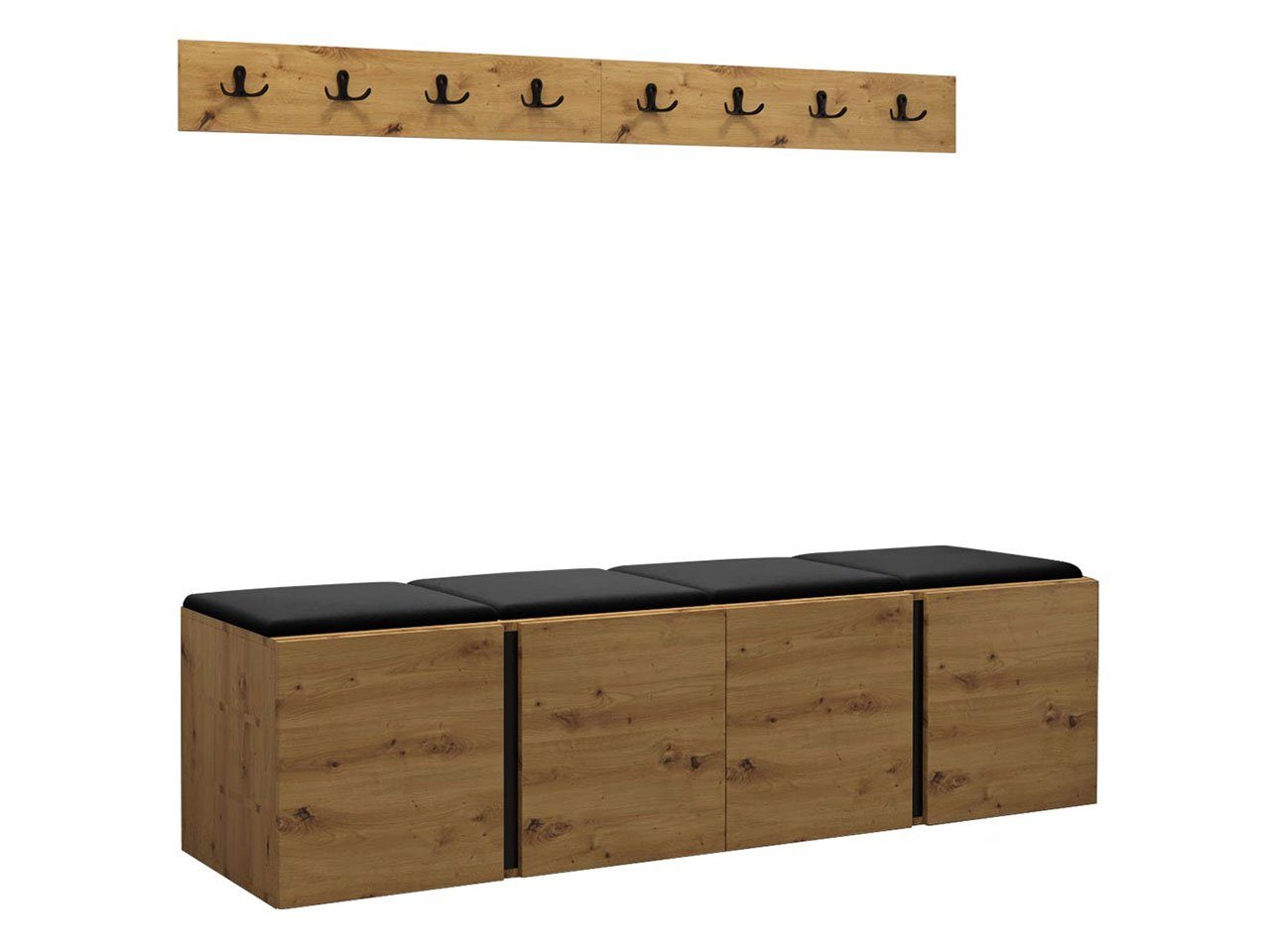 MIRJAN24 Garderoben-Set Orion VII, (Komplett-Set, 2x günstig online kaufen