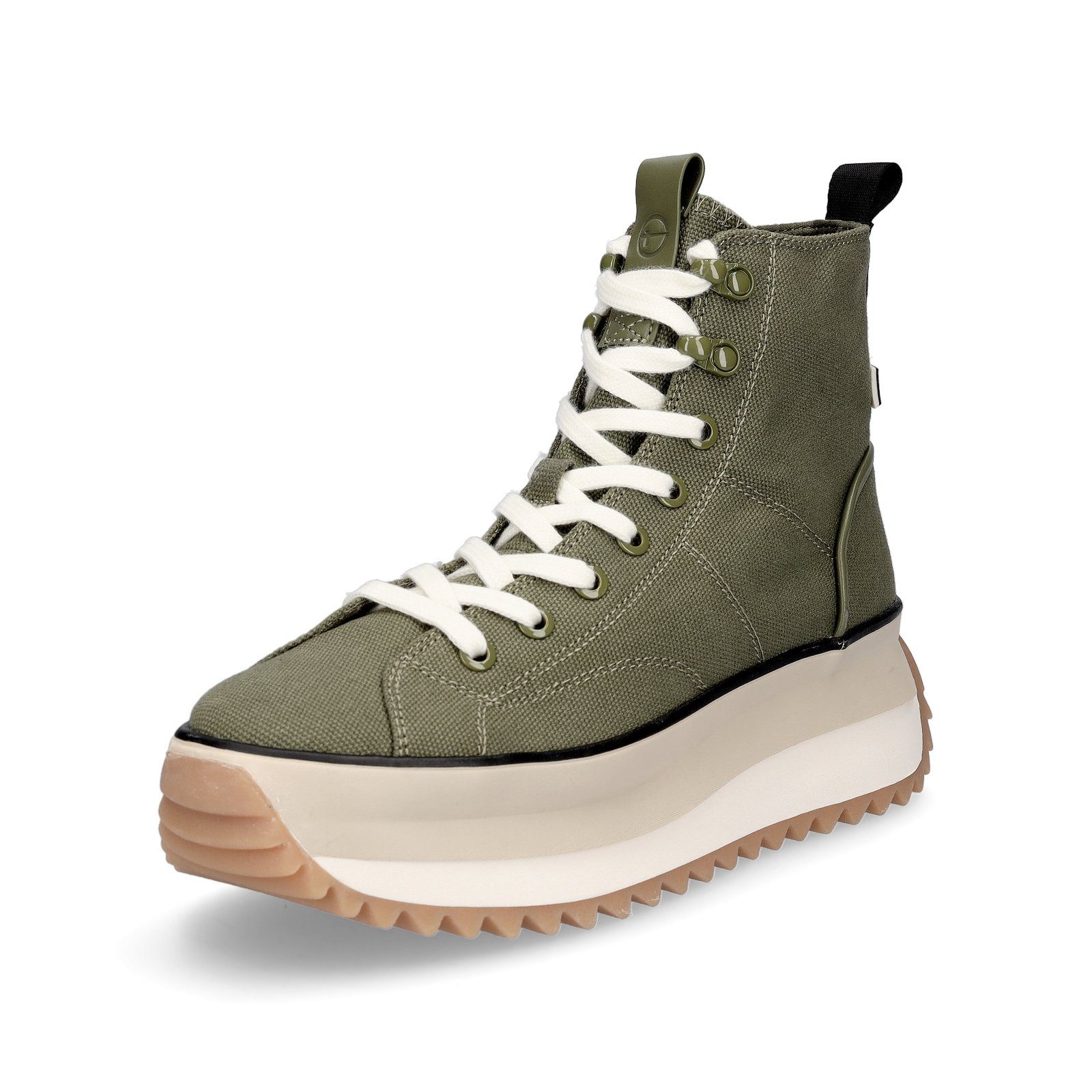 Sneaker Plateau Tamaris Damen olive (21203814) grün olive Tamaris Sneaker