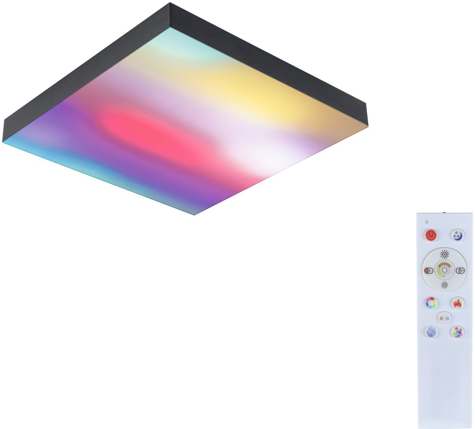 Tageslichtweiß Paulmann Rainbow, LED fest Velora integriert, Panel LED