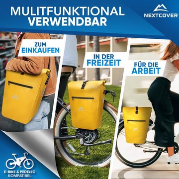 Nextcover Fahrradtasche Multifunktionale Fahrradtasche für Gepäckträger I Gepäckträgertasche