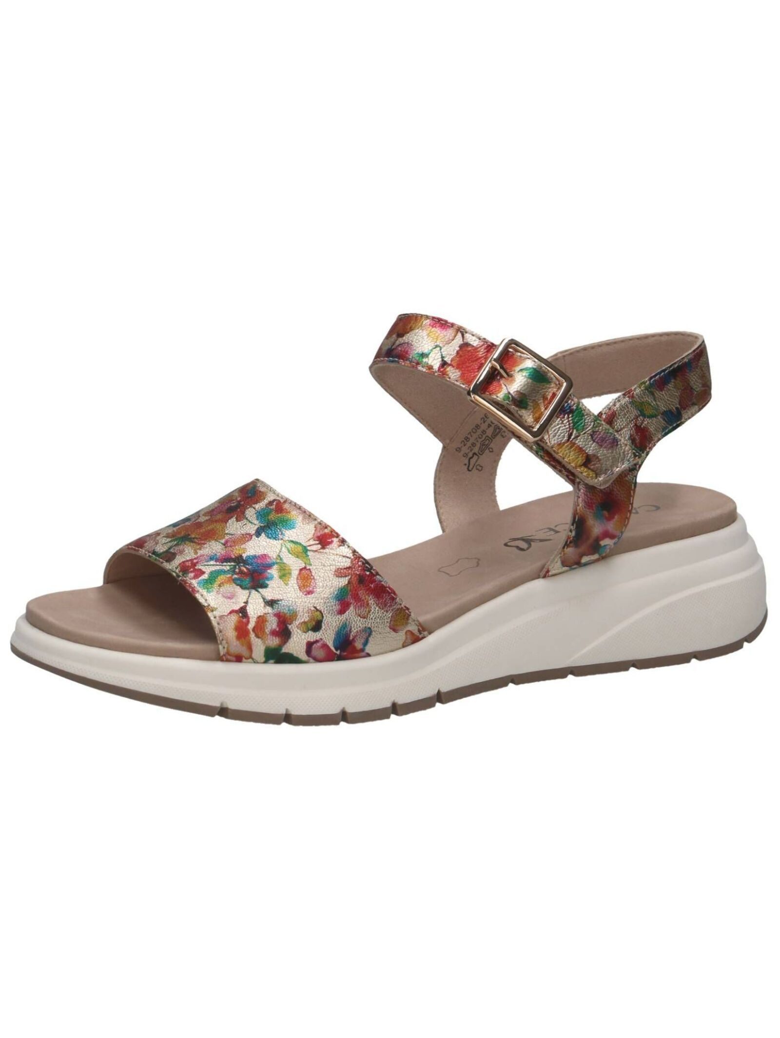 Sandalen Nappaleder . Keilsandalette