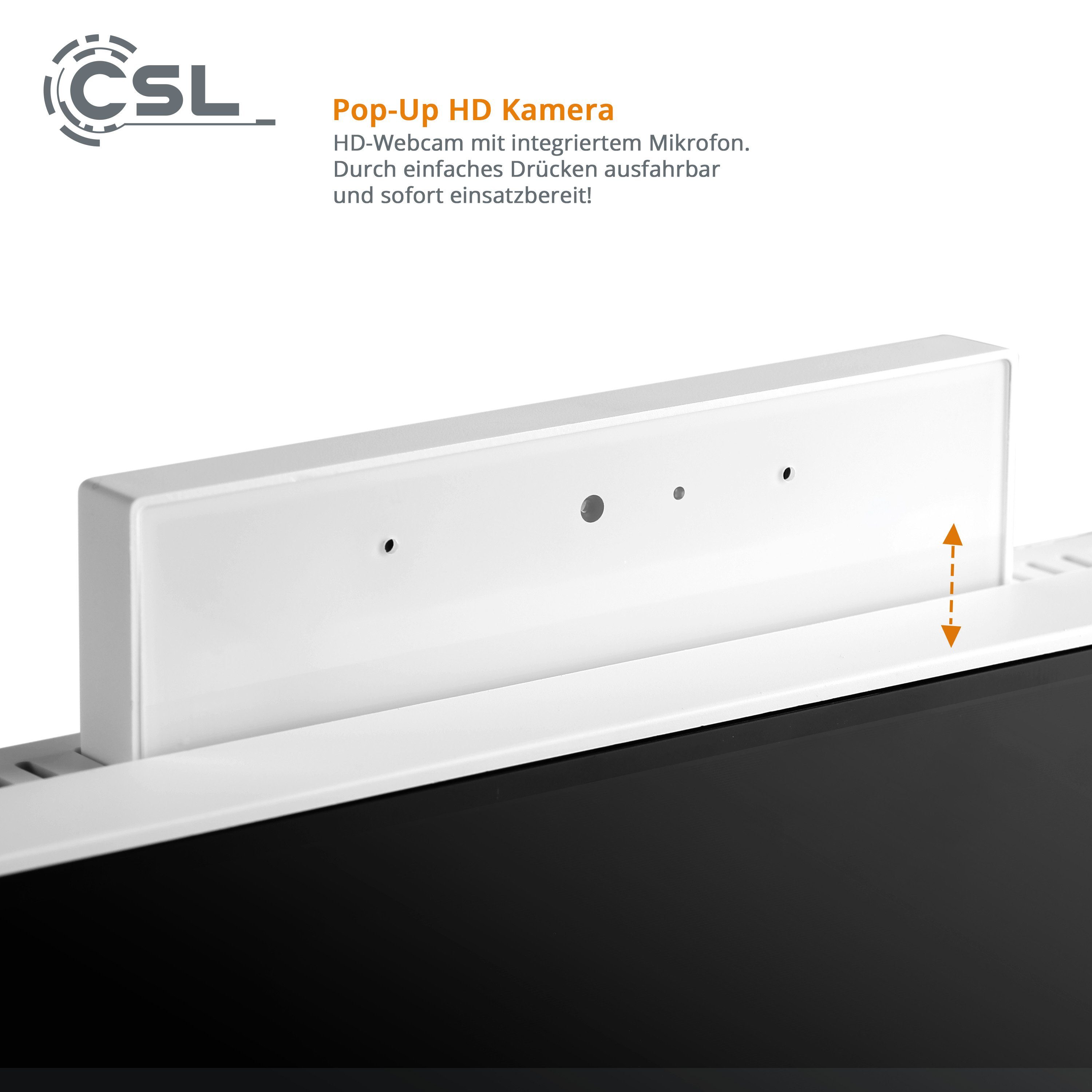 CSL Unity U24-AMD All-in-One PC (24 Zoll, AMD Ryzen 7 5700G, Radeon Graphics, 64 GB RAM, 4000 GB SSD)