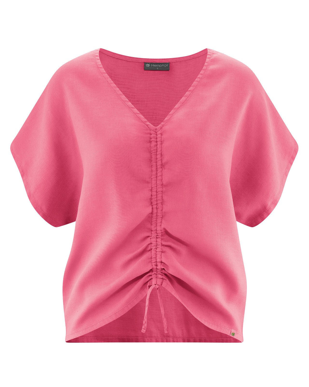 Hemdbluse DH156 Geraffte Sommerbluse