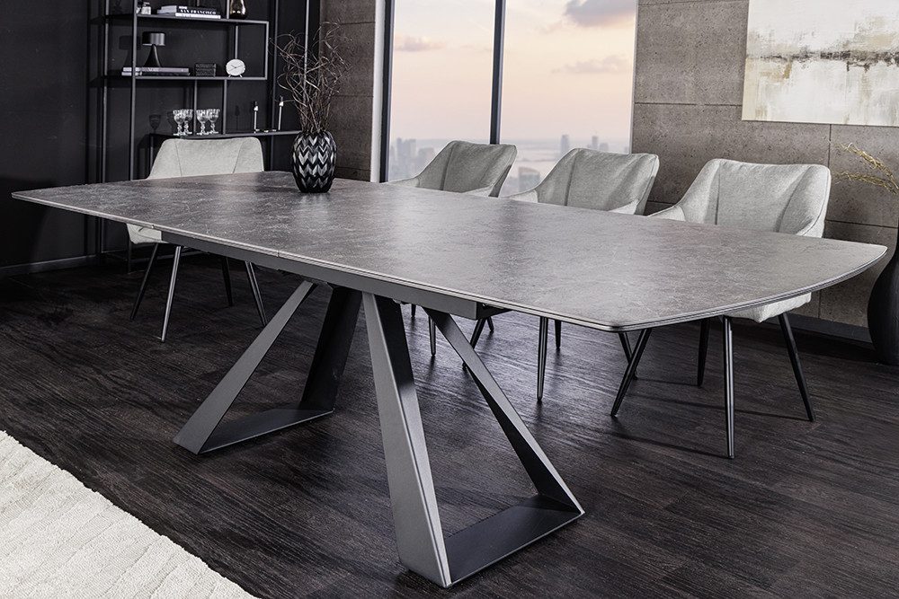 riess-ambiente Esstisch CONCORD 180–230cm graphit Keramik günstig online kaufen