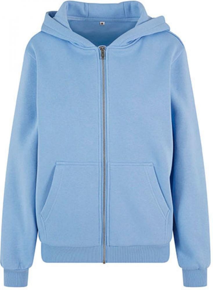 Build Your Brand Kapuzensweatjacke Damen Fluffy Zip Hoody Kapuzenjacke