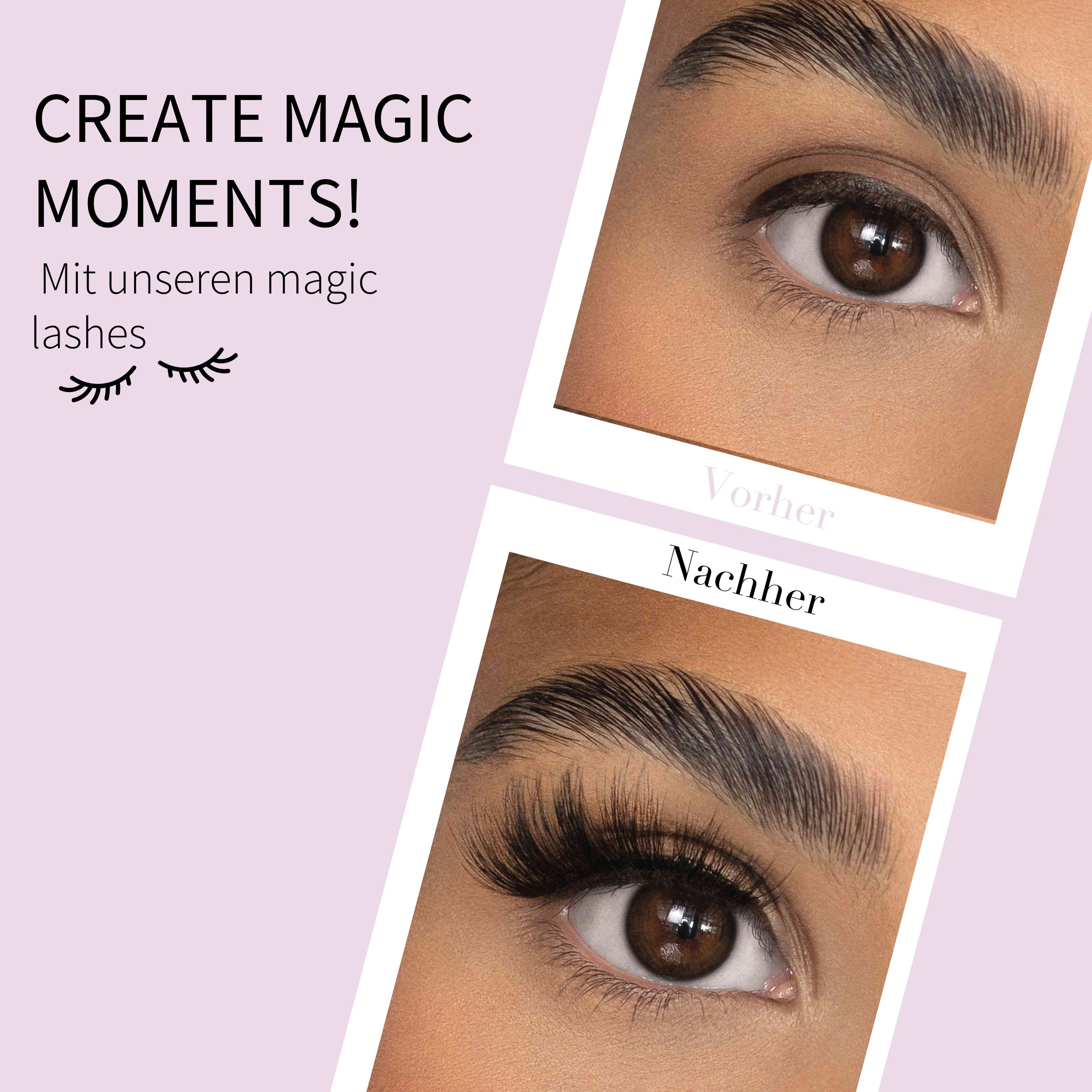 fleeky Bandwimpern fleeky Magic Lashes Sugar - künstliche Wimpern aus Synthetikhaar